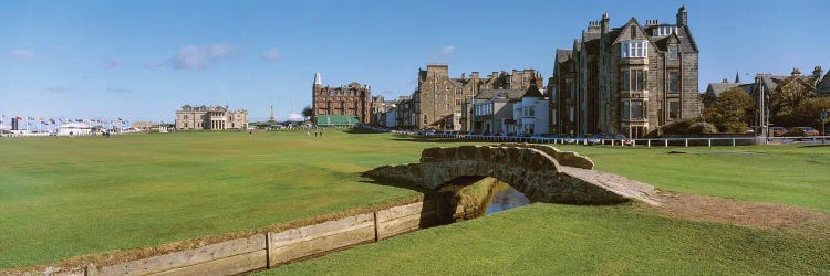 Footbridge In A Golf Course, The Royal And Ancient Golf Club Of St Andrews, St. Andrews, Fife, Scotland