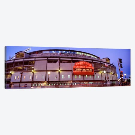 USA, Illinois, Chicago, Cubs, baseball V Canvas Print #PIM1631} by Panoramic Images Canvas Wall Art