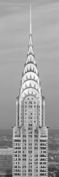 Canvas Print: Close Up Of The Chrysler Building At Sunset by Panoramic Images
