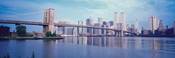 Canvas Print: Brooklyn Bridge, Manhattan, New York City, New York, USA by Panoramic Images