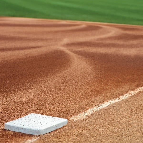 Fine Art Print: Gravel And First Base, US Cellular Field,White Sox Vs Indians, Chicago, Illinois by Panoramic Images