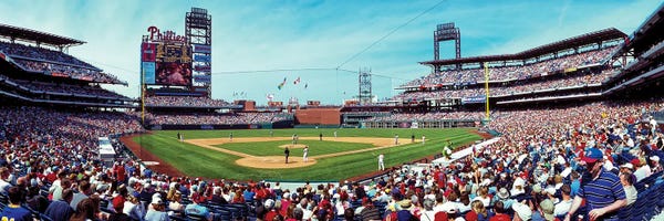 Philadelphia: View From Scouts Area, Phils Vs Expos, Citizen's Bank Park 4-16-04 by Panoramic Images