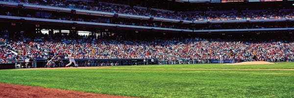 Pennsylvania: Batter And Pitcher, Dugout View, Phils Vs Expos, Citizen's Bank Park 4-16-04 by Panoramic Images