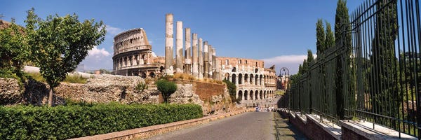 Ancient Ruins: Colosseum In Rome, Italy by Panoramic Images