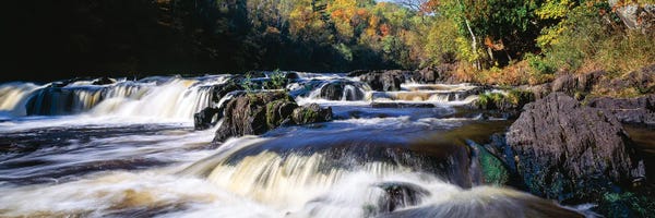 Michigan: Menominee River At Piers Gorge Near Iron Mountian, Baraga County, Upper Peninsula, Michigan, USA by Panoramic Images