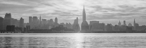 Canvas Print: Sunset Skyline New York, NY USA by Panoramic Images