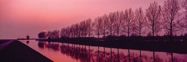 Netherlands: Sunset Purmerend Netherlands by Panoramic Images