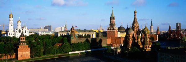 Moscow: High-Angle View Of Red Square, Moscow, Russian Federation by Panoramic Images