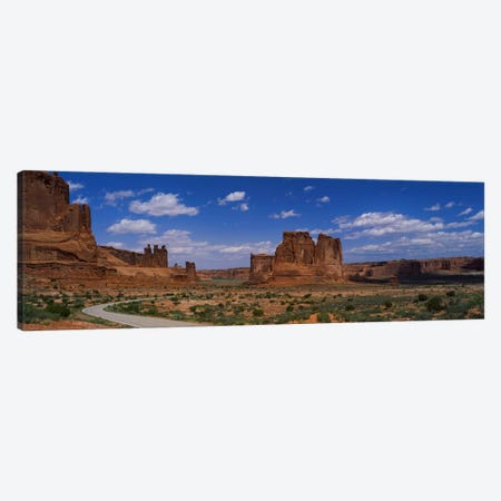 Scenic Drive, Arches National Park, Utah, USA Canvas Print #PIM1645} by Panoramic Images Canvas Wall Art