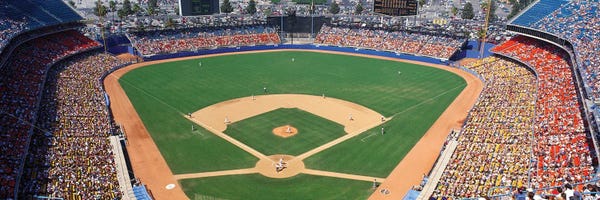 Aerial Photography: Aerial View Of Dodger Stadium, City Of Los Angeles, California, USA by Panoramic Images
