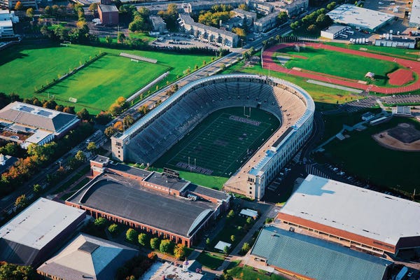 Aerial Photography: Aerial View Of Soldiers Field I, Harvard, Cambridge, Boston, Ma by Panoramic Images