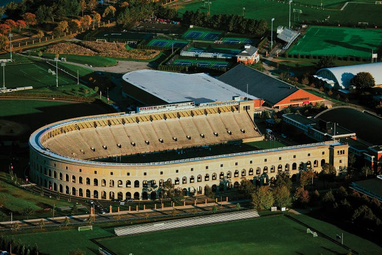 Aerial View Of Soldiers Field II, Harvard, Cambridge, Boston, Ma by Panoramic Images wall art