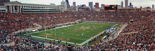 Canvas Print: American Football Game, Soldier Field, Chicago, Illinois, USA II by Panoramic Images