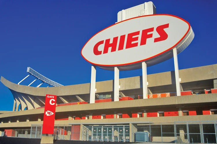 Arrowhead Stadium, Home Of The Kansas City Chiefs, Kansas City, Mo I by Panoramic Images wall art