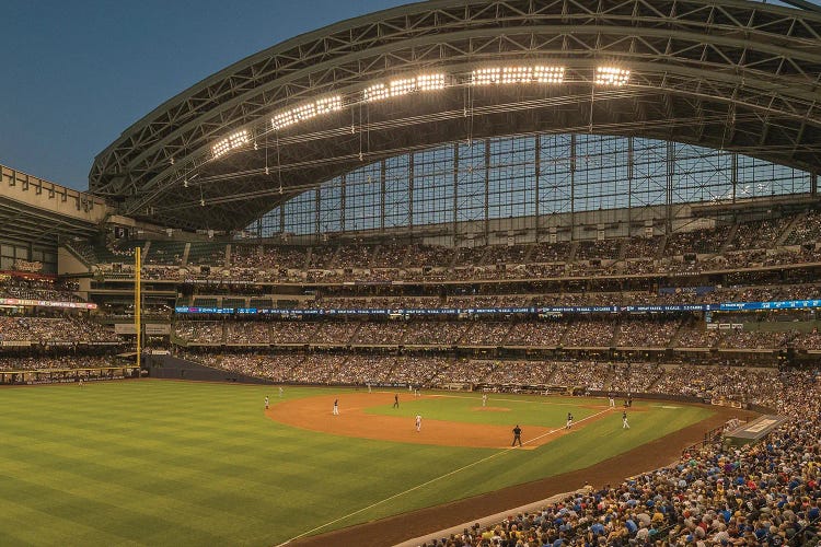 Baseball Game At Miller Park, Milwaukee, Wisconsin, USA II
