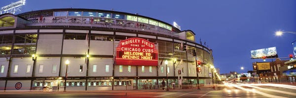 Cubs Baseball, Welcome To Opening Night, Wrigley Field, Chicago, Il, USA