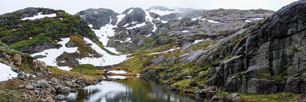 Norway: Dravladalsvatnet, A Reservoir In Folgefonna National Park, Vestland, Norway by Panoramic Images