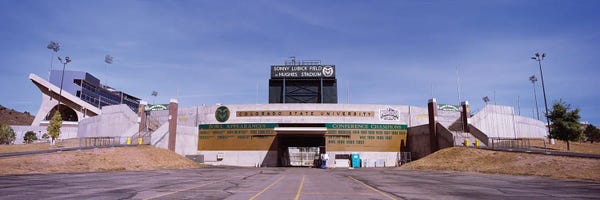 Facade Of Colorado State University Football Stadium, Fort Collins, Colorado, USA