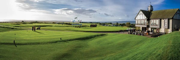 Scotland: First Tee Clubhouse Of Royal Dornoch Championship Course, Dornoch, Sutherland, Highlands, Scotland by Panoramic Images