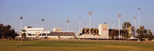 Canvas Print: Football Stadium, Ralph Wilson Stadium, Orchard Park, Buffalo, Erie County, New York State, USA by Panoramic Images