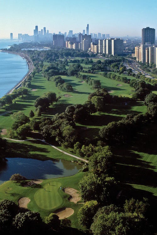 Golf Course At The Lakeside, Sydney R. Marovitz Golf Course, Chicago, Cook County, Illinois, USA