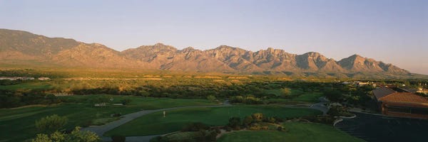 Golf Course On A Mountainside, Palm Springs Golf Course, Nevada, USA