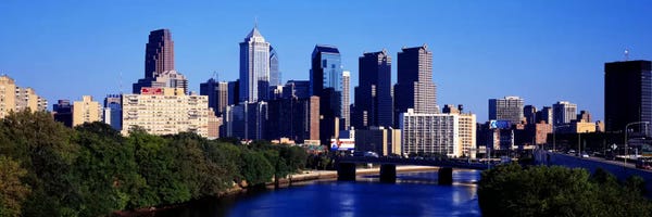 Pennsylvania: Delaware River, Philadelphia, Pennsylvania, USA by Panoramic Images