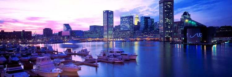 SunsetInner Harbor, Baltimore, Maryland, USA by Panoramic Images wall art