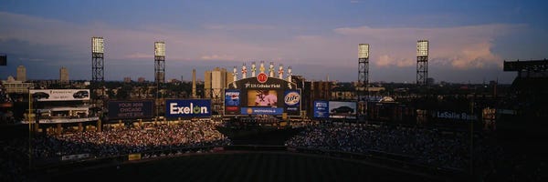 Chicago: High Angle View Of U.S. Cellular Field, Chicago White Sox, Chicago, Illinois, USA by Panoramic Images