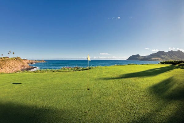 Golf: Hole 13, Kauai Lagoons, Kauai, Hawaii, USA by Panoramic Images