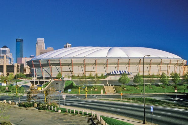 Minnesota: Hubert H. Humphrey Metrodome, Minneapolis, Mn by Panoramic Images