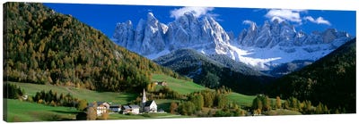 Church Of St. Magdalena, Val di Funes, South Tyrol Province, Trentino-Alto Adige Region, Italy Canvas Art Print