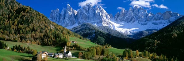 Places Of Worship: Church Of St. Magdalena, Val di Funes, South Tyrol Province, Trentino-Alto Adige Region, Italy by Panoramic Images