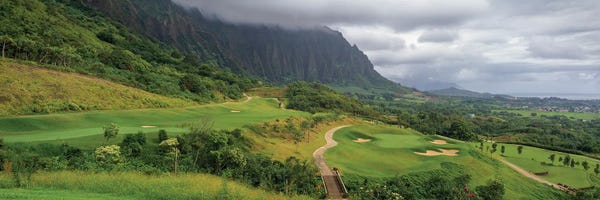 Oahu: Minami Golf Course, Oahu, Hawaii, USA by Panoramic Images