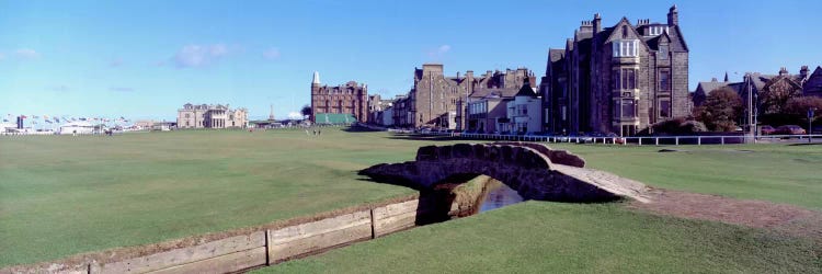 Footbridge in a golf courseThe Royal & Ancient Golf Club of St Andrews, St. Andrews, Fife, Scotland by Panoramic Images wall art