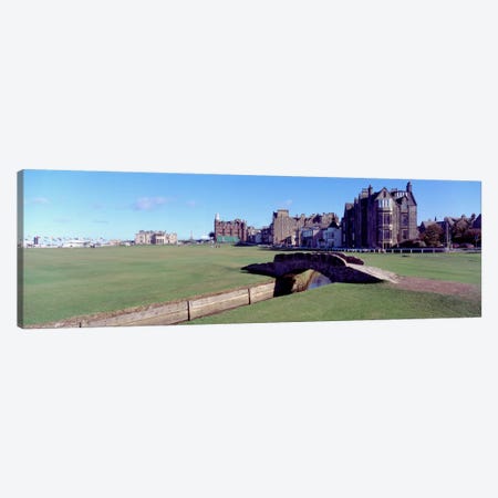 Footbridge in a golf courseThe Royal & Ancient Golf Club of St Andrews, St. Andrews, Fife, Scotland Canvas Print #PIM1661} by Panoramic Images Art Print