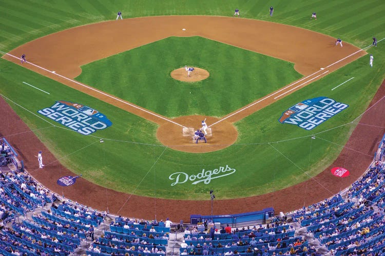 Infield Shot During World Series Game 3 - October 26, 2018 - Los Angeles, California, USA - Dodger Stadium