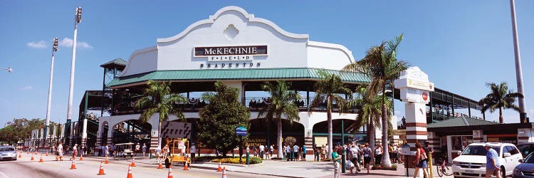People Outside Mckechnie Field, Spring Training Home Of Pittsburgh Pirates, Brandenton, Florida, USA