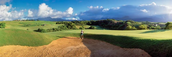 Kauai: Princeville Golf Course I, Kauai, Hawaii, USA by Panoramic Images