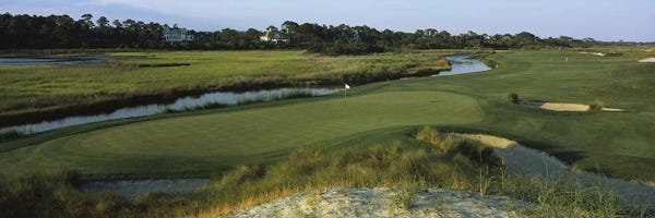 South Carolina: River And A Golf Course, Ocean Course, Kiawah Island Golf Resort, Charleston County, South Carolina, USA by Panoramic Images