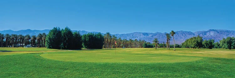 Scenic View Of Furnace Creek Ranch Golf Course, Furnace Creek, Inyo County, California, USA