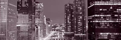 Wacker Drive, River, Chicago, Illinois, USA by Panoramic Images canvas print