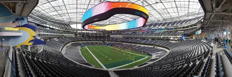 Seats And Field In Stadium, Sofi Stadium, Inglewood, California, USA