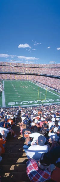 Sell-Out Crowd At Mile High Stadium, Broncos V. Rams, Denver, Colorado