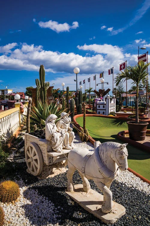 Spain, Canary Islands, Gran Canaria Island, Playa Del Ingles, Mini-Golf Course, Nr by Panoramic Images wall art