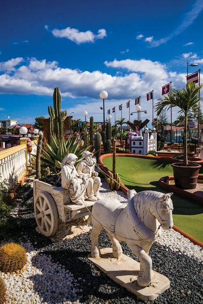 Golf Courses: Spain, Canary Islands, Gran Canaria Island, Playa Del Ingles, Mini-Golf Course, Nr by Panoramic Images