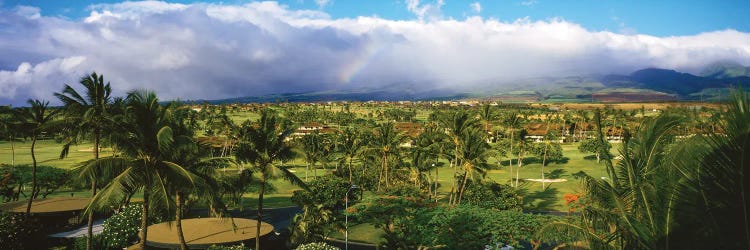 Storm Clouds Over Kaanapali Golf Course, Maui, Hawaii Island, Hawaii, USA