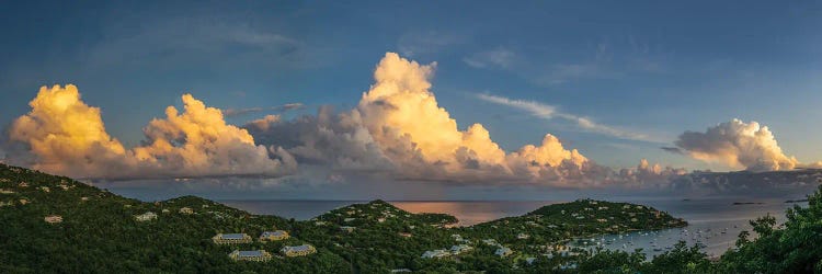 Sunset Above Sea, St John, Us Virgin Islands by Panoramic Images wall art