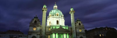 AustriaVienna, Facade of St. Charles Church by Panoramic Images multi panel art