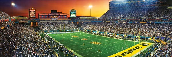 Arizona: Super Bowl 1996 Game, Sun Devil Stadium, Tempe, Arizona, USA by Panoramic Images